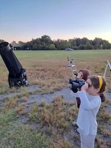 Kids with Binoculars
