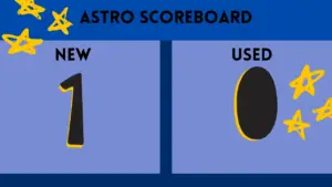 New Vs Used Scoreboard