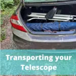 Telescope in the Trunk of the Car