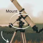Telescope On Tripod with Mount