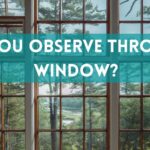 Can you observe through a window?