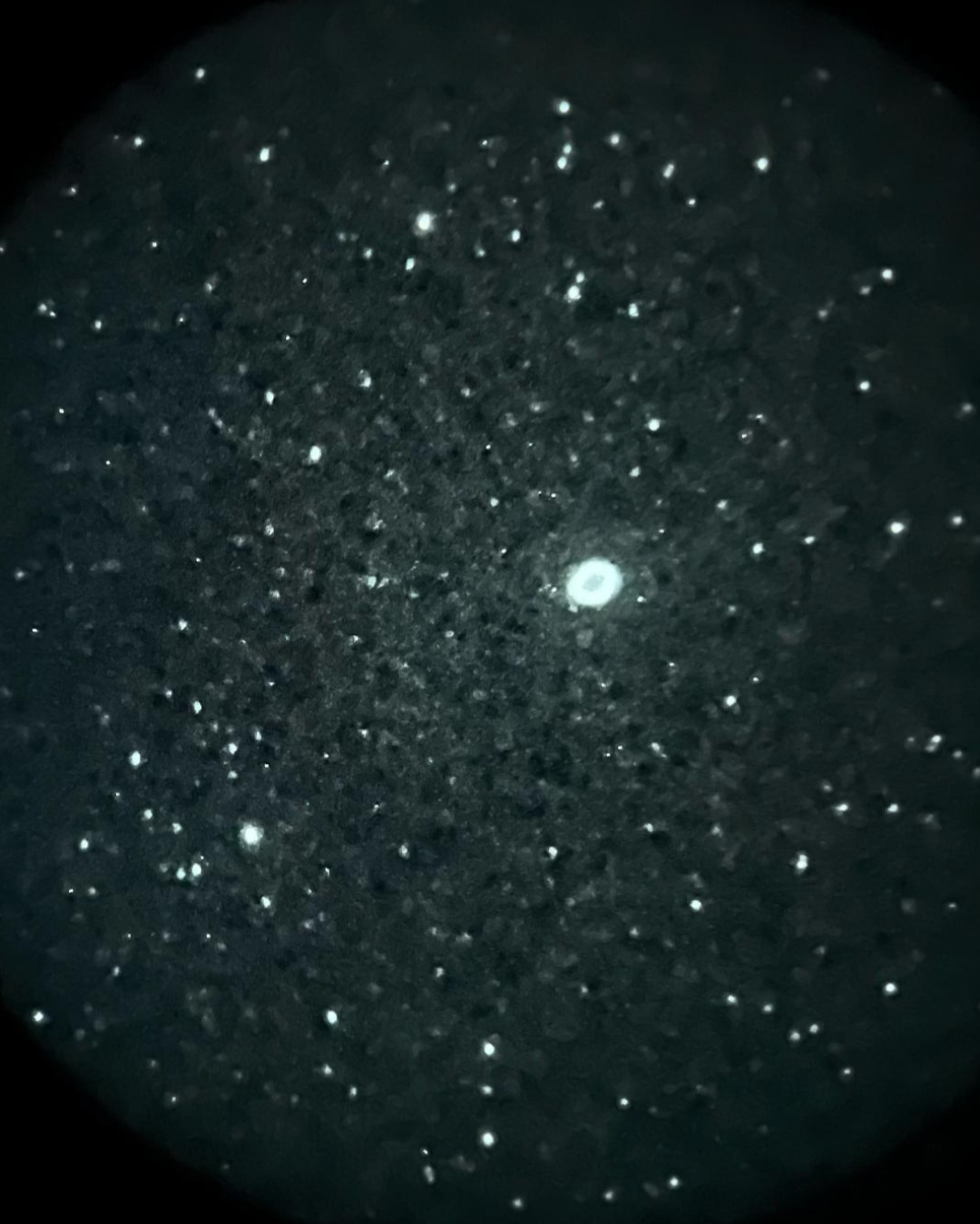 M 57 Ring Nebula with Night Vision