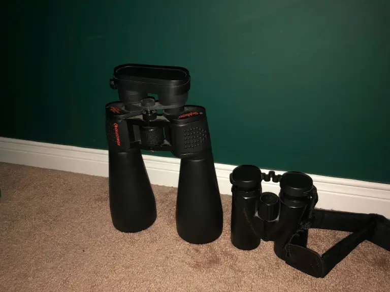 2 pairs of astronomy binoculars.
