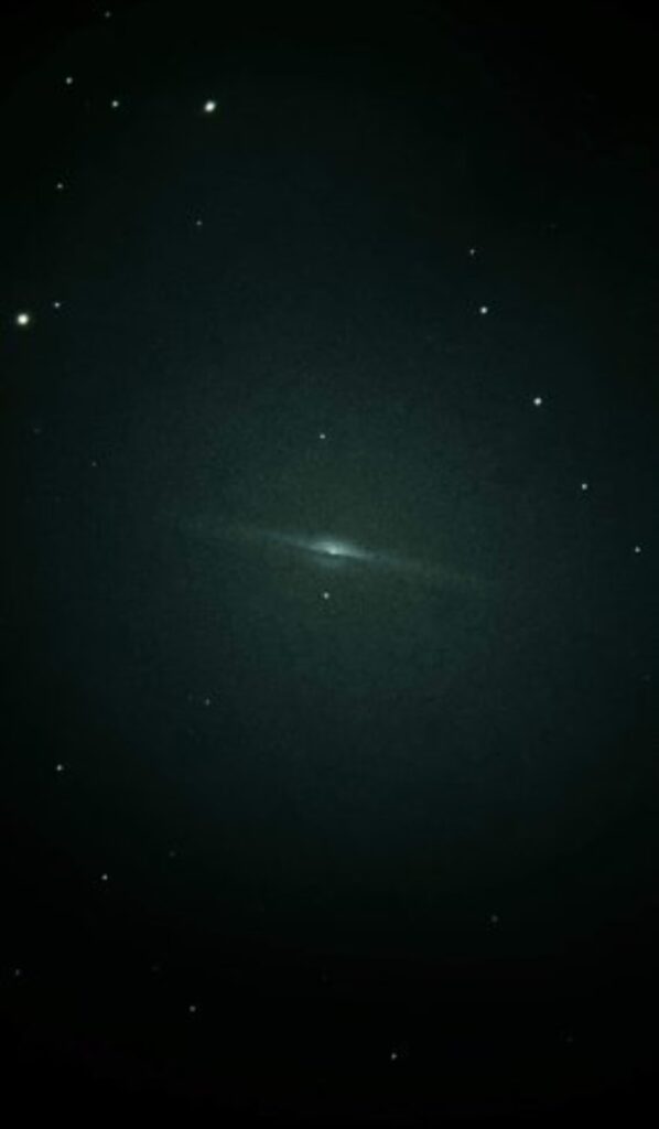 Needle Galaxy with Night Vision
