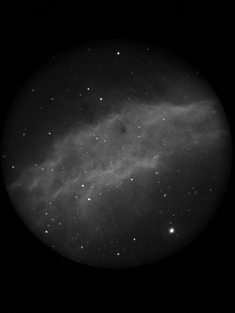 California Nebula with Night Vision