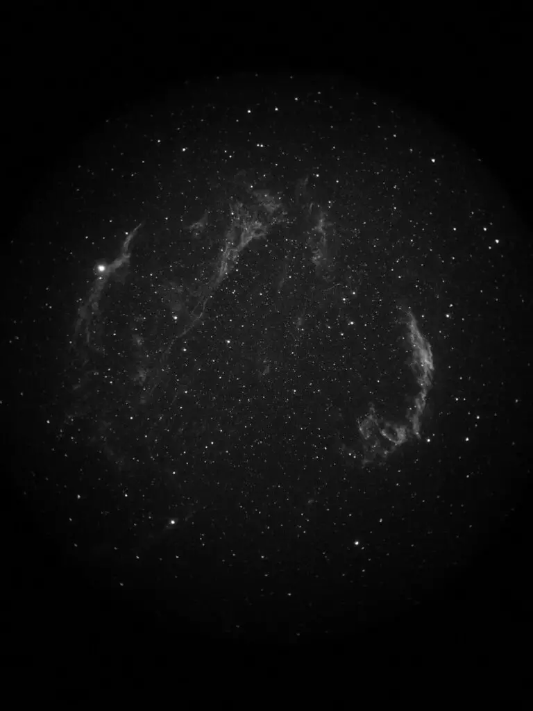 Veil Nebula with Night Vision